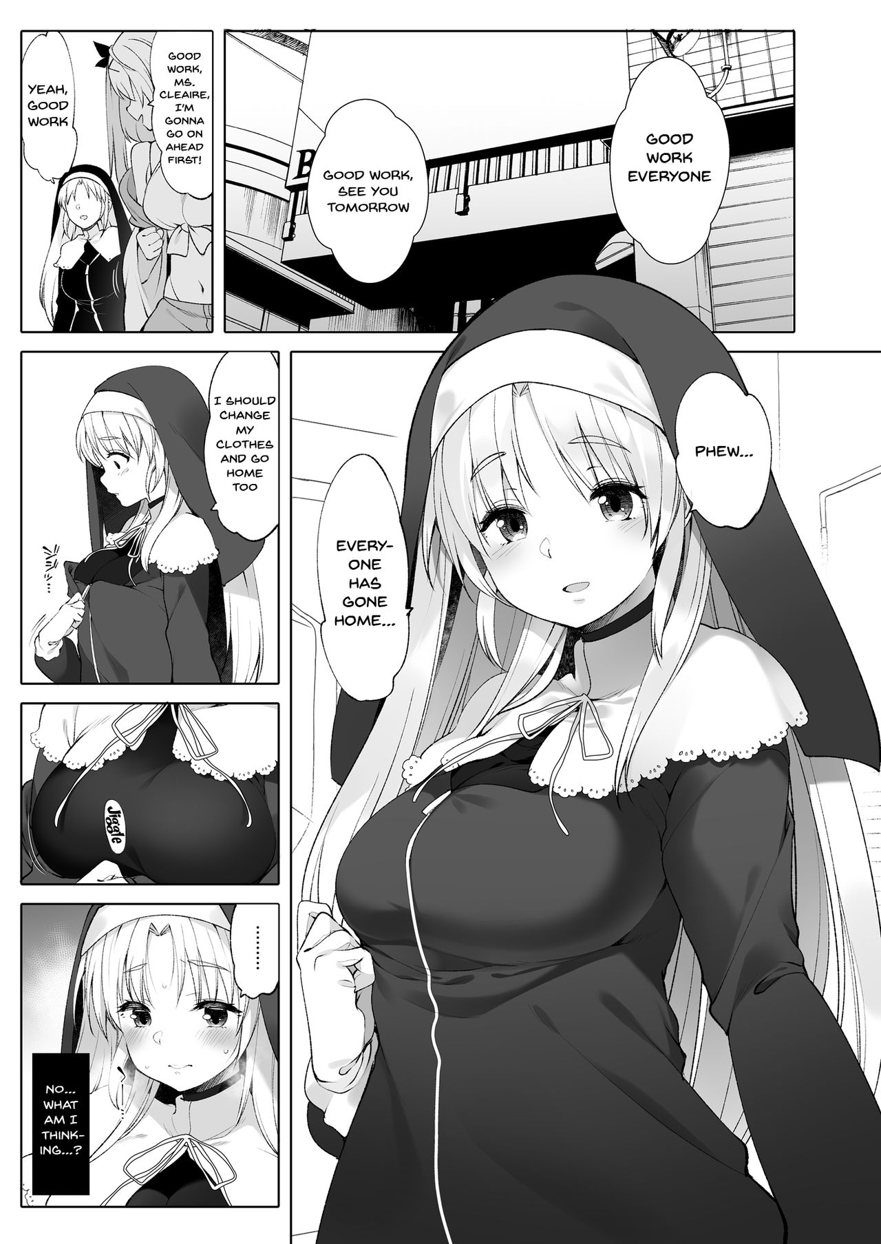 Sister Cleaire to Himitsu no Saimin Appli 2 - Page 3 - HentaiRox