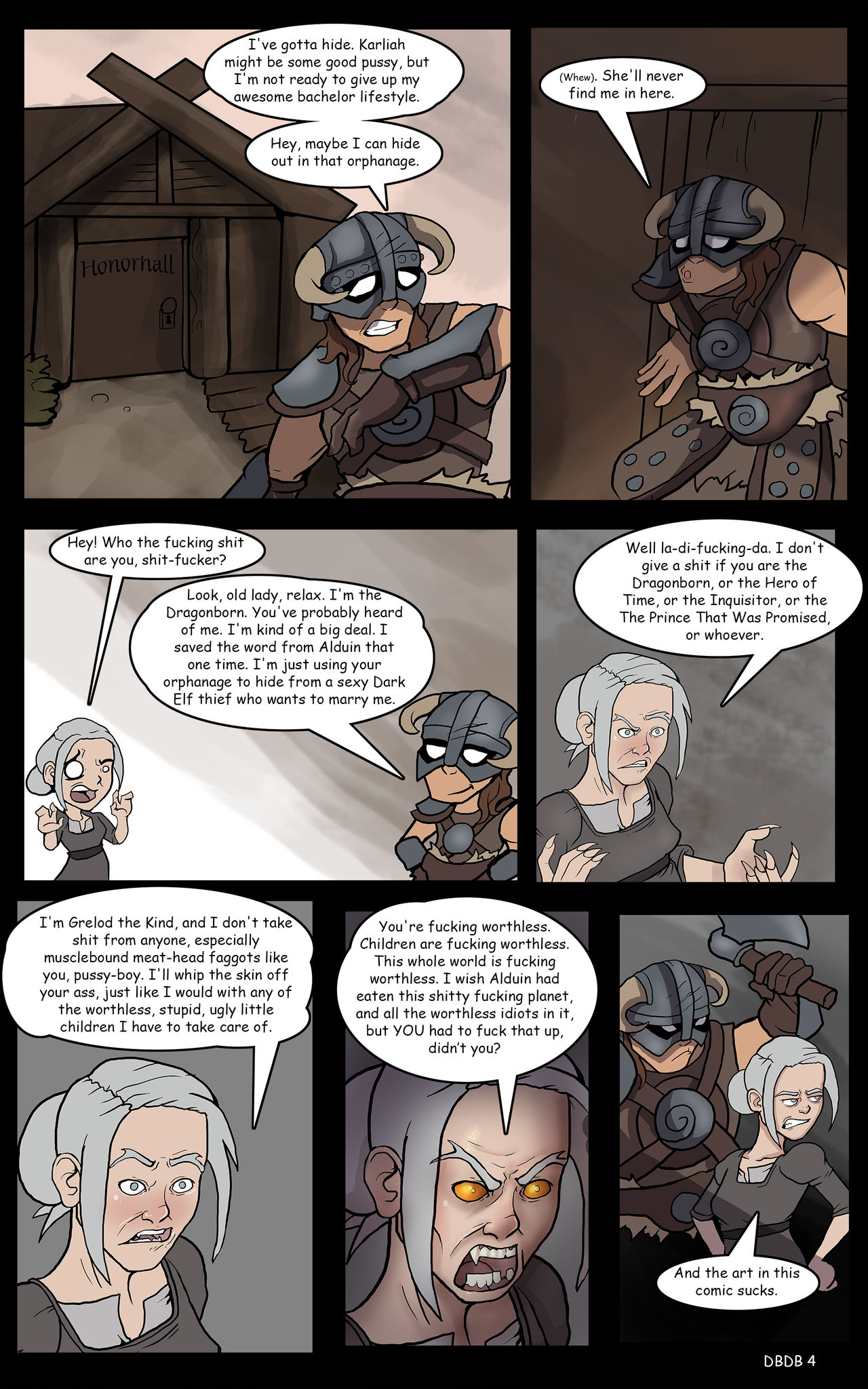 Dragonborn And The Dark Brotherhood Porn Comic