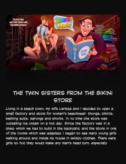 Animated Tales  - THE TWIN SISTERS FROM THE BIKINI STORE - english