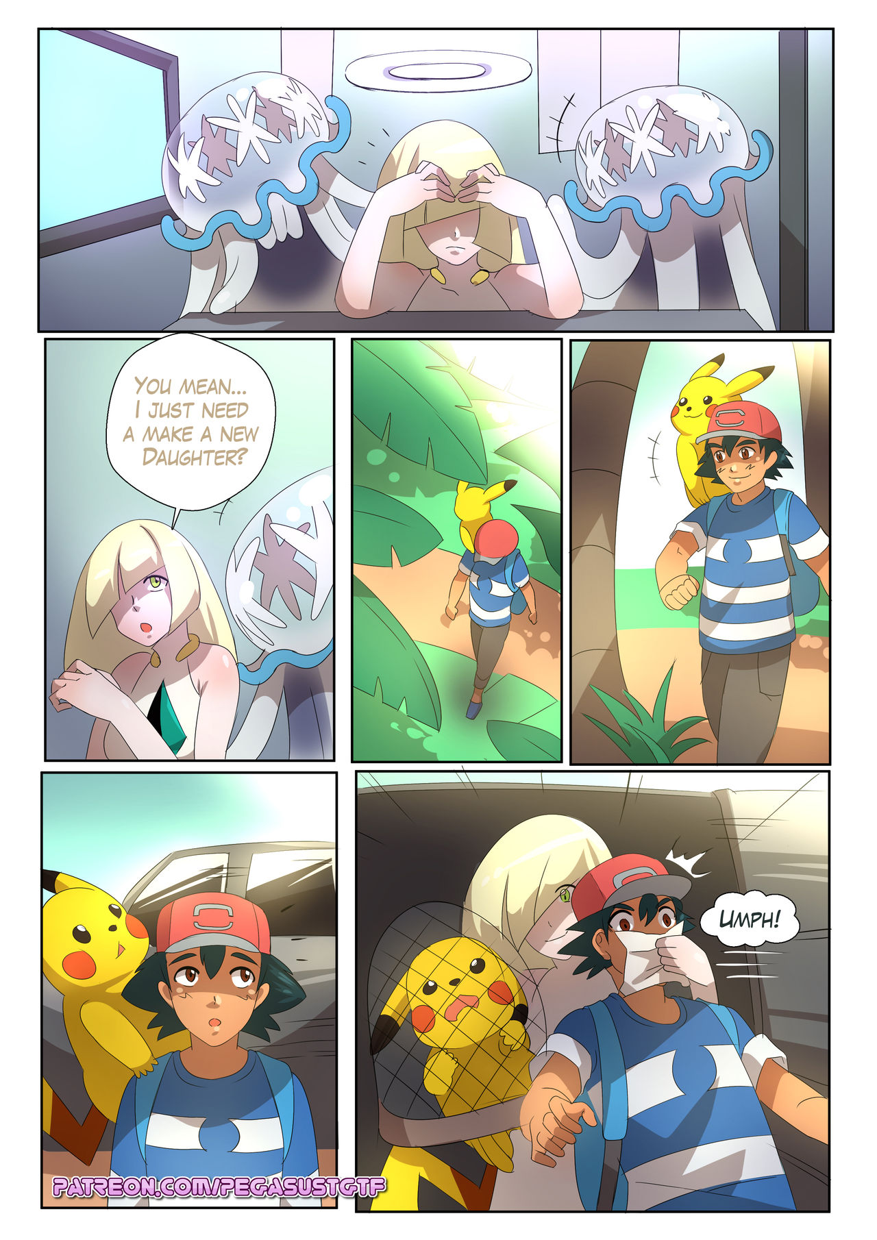 Ash turns into a pokemon