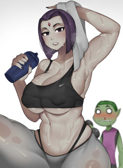 Raven at the Gym